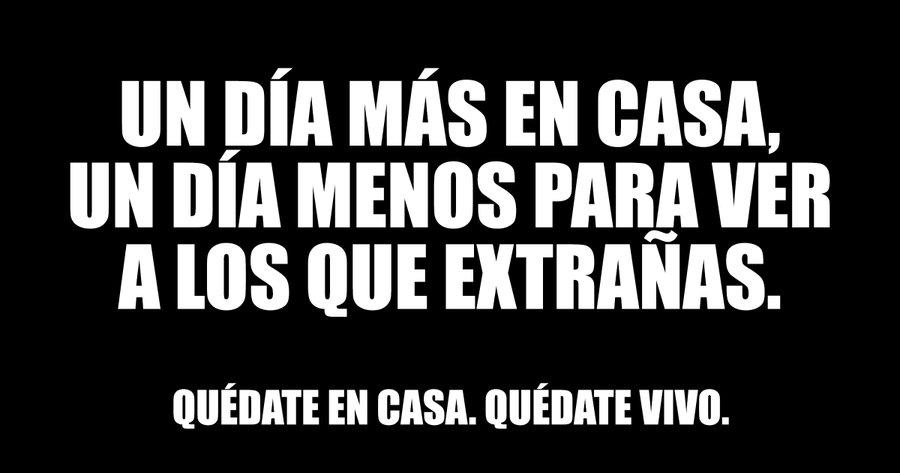 Campaña Quédate en Casa, Quédate Vivo. Noticias en tiempo real