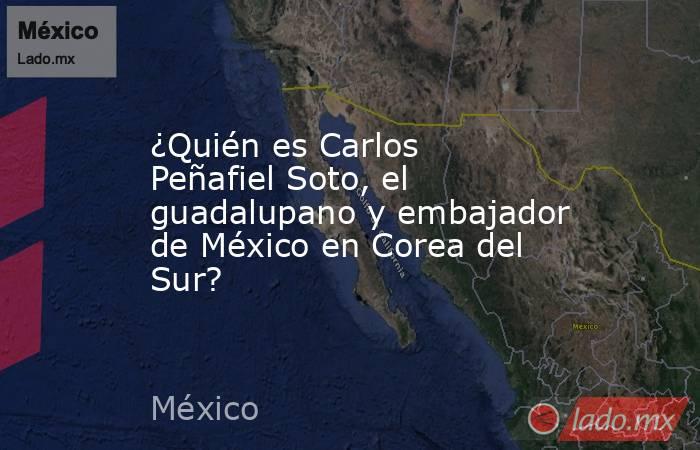 ¿Quién es Carlos Peñafiel Soto, el guadalupano y embajador de México en Corea del Sur?. Noticias en tiempo real