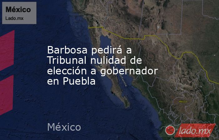 Barbosa pedirá a Tribunal nulidad de elección a gobernador en Puebla. Noticias en tiempo real