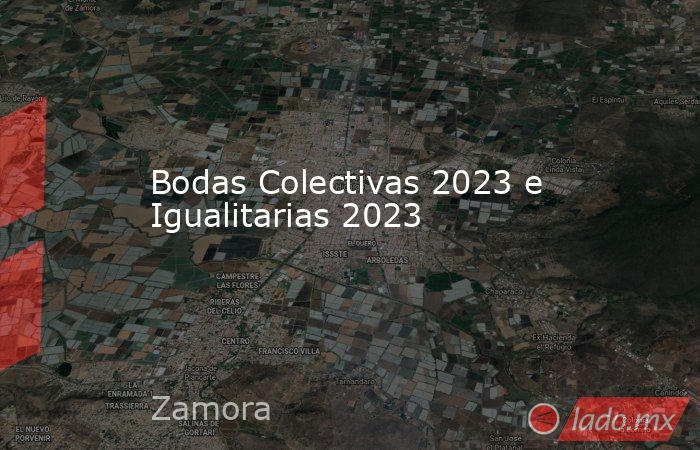 Bodas Colectivas 2023 e Igualitarias 2023. Noticias en tiempo real