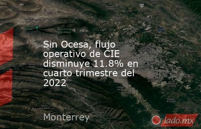 Sin Ocesa, flujo operativo de CIE disminuye 11.8% en cuarto trimestre del 2022. Noticias en tiempo real