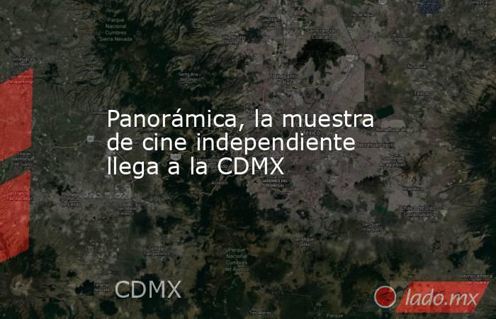 Panorámica, la muestra de cine independiente llega a la CDMX. Noticias en tiempo real