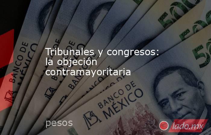 Tribunales y congresos: la objeción contramayoritaria. Noticias en tiempo real