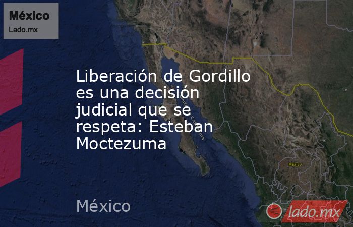 Liberación de Gordillo es una decisión judicial que se respeta: Esteban Moctezuma. Noticias en tiempo real