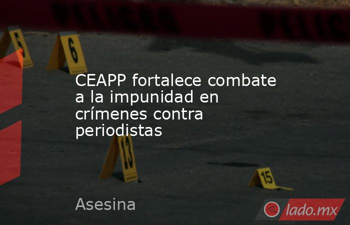 CEAPP fortalece combate a la impunidad en crímenes contra periodistas. Noticias en tiempo real