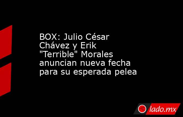 BOX: Julio César Chávez y Erik 