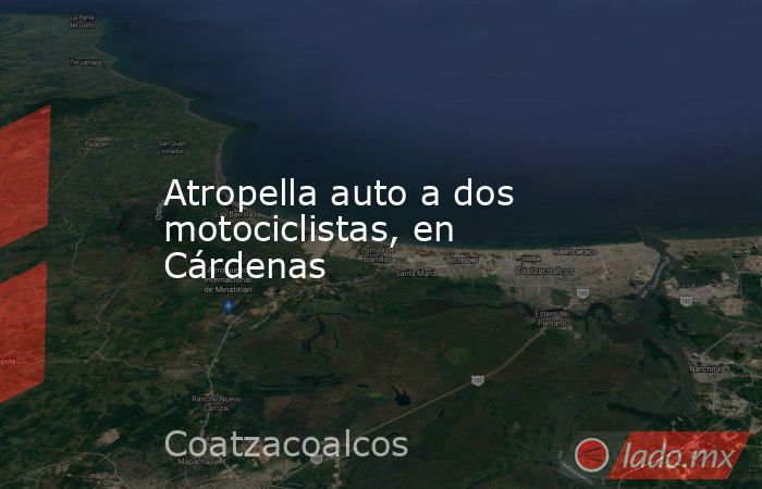 Atropella auto a dos motociclistas, en Cárdenas. Noticias en tiempo real