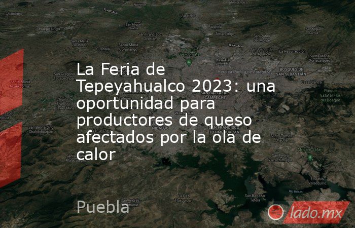 La Feria de Tepeyahualco 2023: una oportunidad para productores de queso afectados por la ola de calor. Noticias en tiempo real