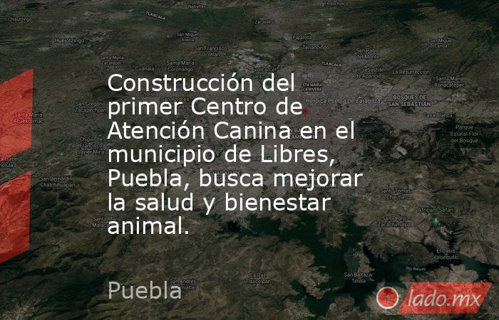 Construcción del primer Centro de Atención Canina en el municipio de Libres, Puebla, busca mejorar la salud y bienestar animal.. Noticias en tiempo real