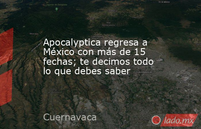 Apocalyptica regresa a México con más de 15 fechas; te decimos todo lo que debes saber. Noticias en tiempo real