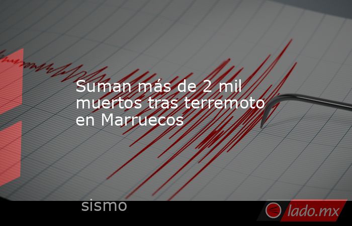 Suman más de 2 mil muertos tras terremoto en Marruecos. Noticias en tiempo real