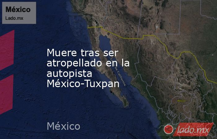 Muere tras ser atropellado en la autopista México-Tuxpan. Noticias en tiempo real