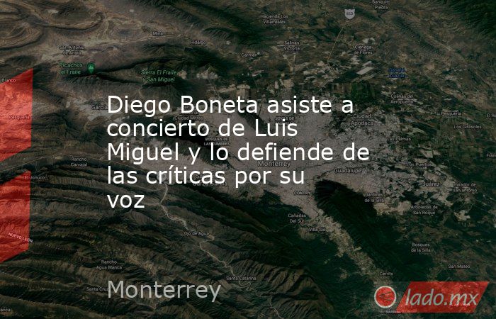 Diego Boneta asiste a concierto de Luis Miguel y lo defiende de las críticas por su voz. Noticias en tiempo real