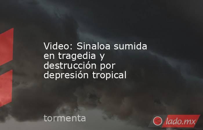 Video: Sinaloa sumida en tragedia y destrucción por depresión tropical. Noticias en tiempo real