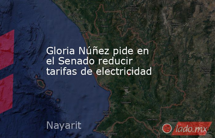 Gloria Núñez pide en el Senado reducir tarifas de electricidad. Noticias en tiempo real