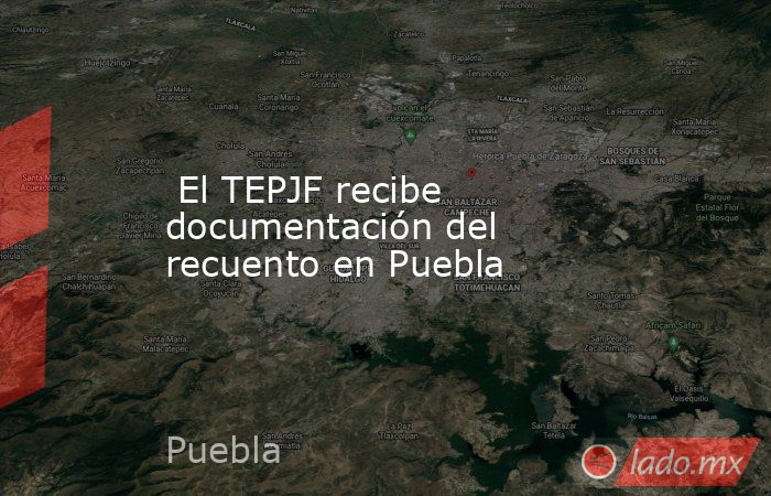  El TEPJF recibe documentación del recuento en Puebla. Noticias en tiempo real