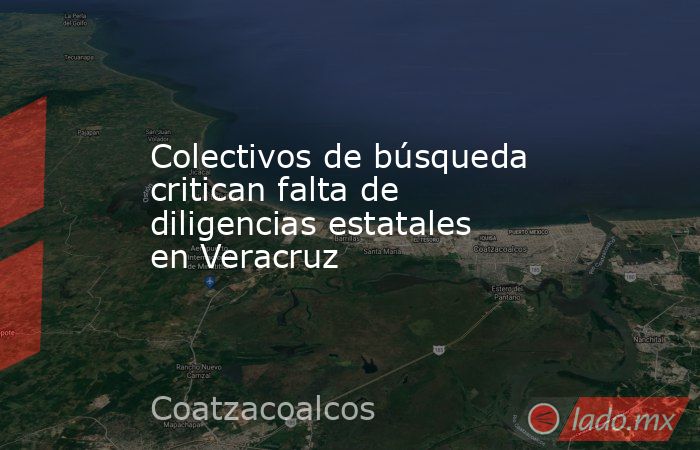 Colectivos de búsqueda critican falta de diligencias estatales en Veracruz. Noticias en tiempo real