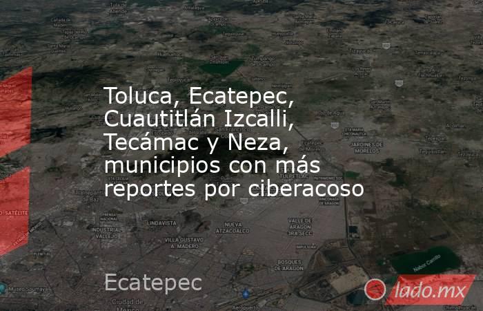 Toluca, Ecatepec, Cuautitlán Izcalli, Tecámac y Neza, municipios con más reportes por ciberacoso. Noticias en tiempo real