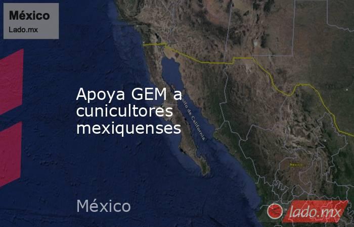 Apoya GEM a cunicultores mexiquenses. Noticias en tiempo real