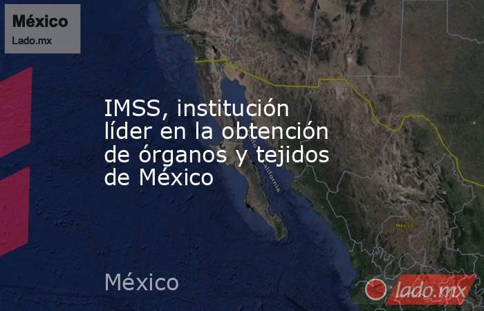 IMSS, institución líder en la obtención de órganos y tejidos de México. Noticias en tiempo real