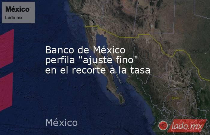 Banco de México perfila 