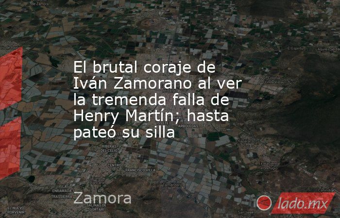 El brutal coraje de Iván Zamorano al ver la tremenda falla de Henry Martín; hasta pateó su silla. Noticias en tiempo real