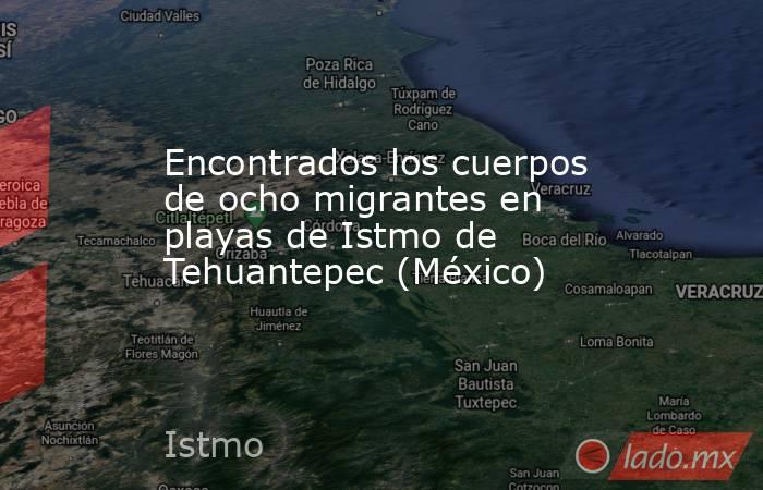 Encontrados los cuerpos de ocho migrantes en playas de Istmo de Tehuantepec (México). Noticias en tiempo real