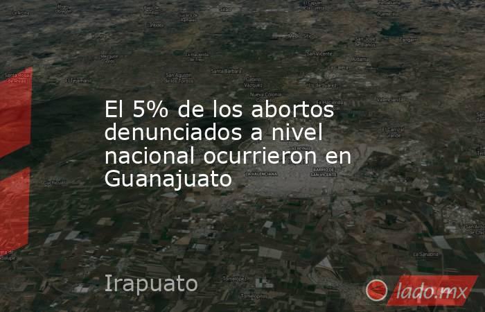 El 5% de los abortos denunciados a nivel nacional ocurrieron en Guanajuato. Noticias en tiempo real