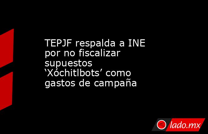 TEPJF respalda a INE por no fiscalizar supuestos ‘Xóchitlbots’ como gastos de campaña. Noticias en tiempo real