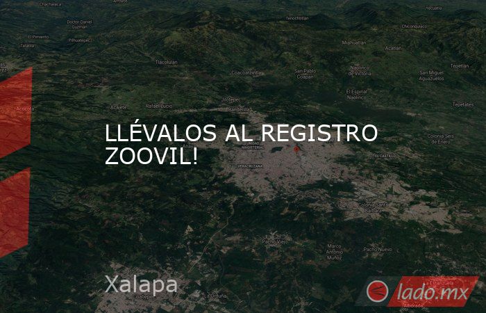 LLÉVALOS AL REGISTRO ZOOVIL!. Noticias en tiempo real