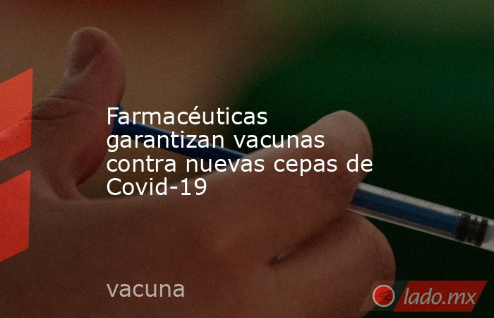 Farmacéuticas garantizan vacunas contra nuevas cepas de Covid-19. Noticias en tiempo real