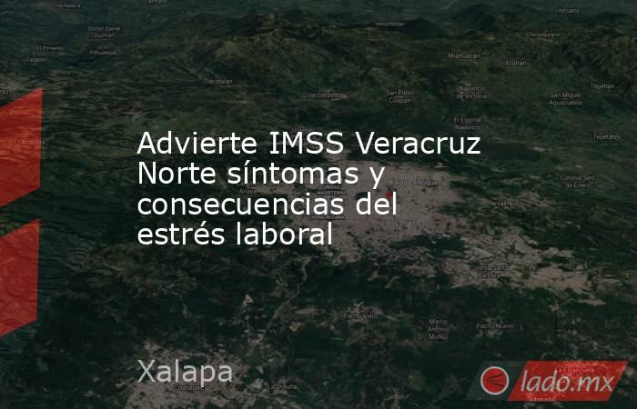 Advierte IMSS Veracruz Norte síntomas y consecuencias del estrés laboral. Noticias en tiempo real