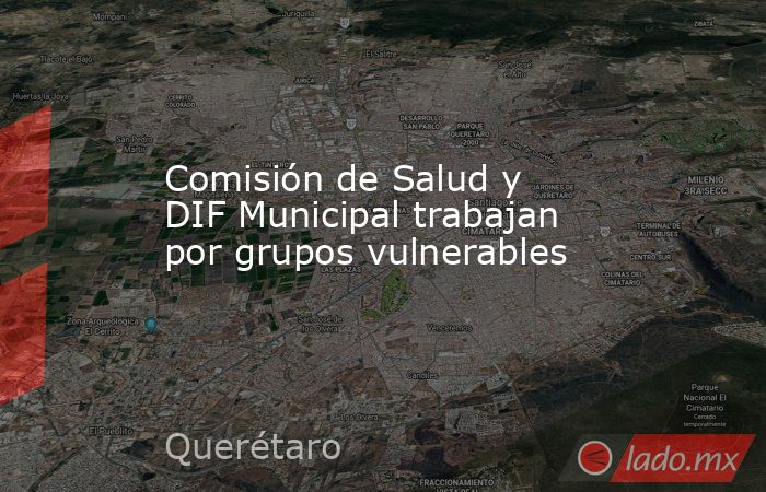 Comisión de Salud y DIF Municipal trabajan por grupos vulnerables. Noticias en tiempo real