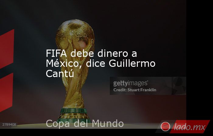 FIFA debe dinero a México, dice Guillermo Cantú. Noticias en tiempo real