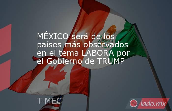 MÉXICO será de los países más observados en el tema LABORA por el Gobierno de TRUMP. Noticias en tiempo real