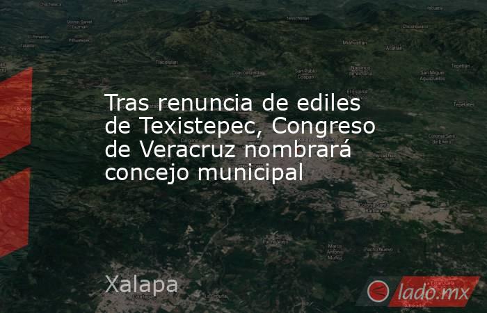 Tras renuncia de ediles de Texistepec, Congreso de Veracruz nombrará concejo municipal. Noticias en tiempo real