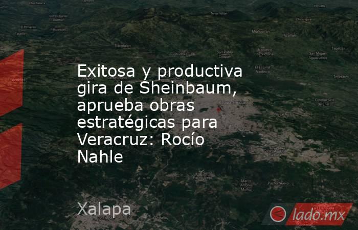 Exitosa y productiva gira de Sheinbaum, aprueba obras estratégicas para Veracruz: Rocío Nahle  . Noticias en tiempo real
