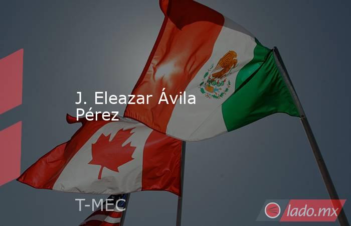 J. Eleazar Ávila Pérez. Noticias en tiempo real