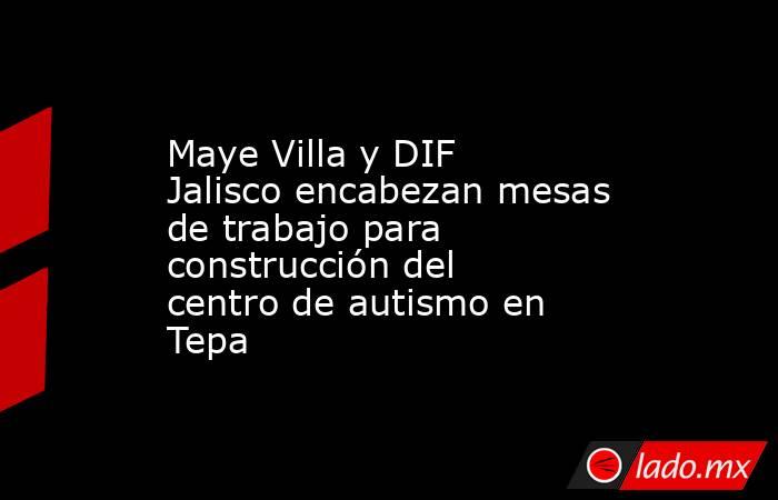 Maye Villa y DIF Jalisco encabezan mesas de trabajo para construcción del centro de autismo en Tepa. Noticias en tiempo real