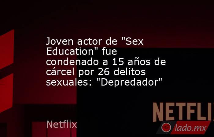 Joven actor de 