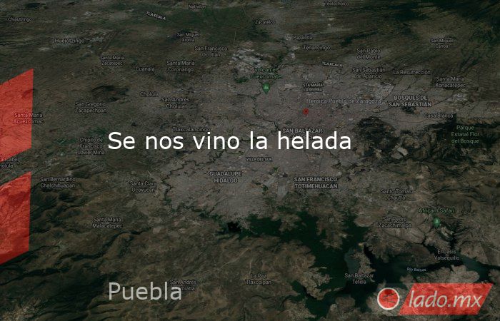 Se nos vino la helada. Noticias en tiempo real