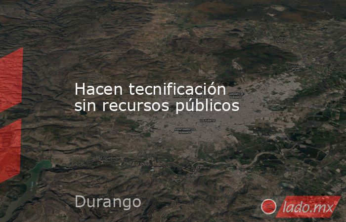 Hacen tecnificación sin recursos públicos. Noticias en tiempo real