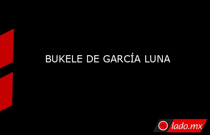 BUKELE DE GARCÍA LUNA. Noticias en tiempo real