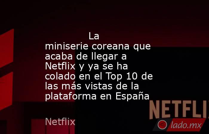 La miniserie coreana que acaba de llegar a Netflix y ya se ha colado en ...