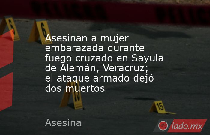 Asesinan a mujer embarazada durante fuego cruzado en Sayula de Alemán, Veracruz; el ataque armado dejó dos muertos. Noticias en tiempo real
