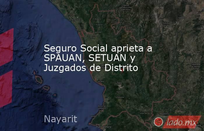 Seguro Social aprieta a SPAUAN, SETUAN y Juzgados de Distrito  . Noticias en tiempo real