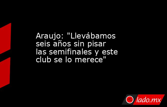 Araujo: 
