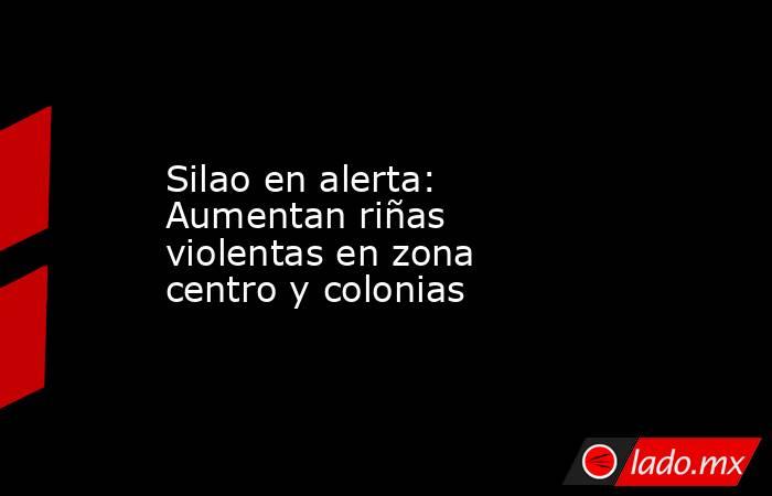 Silao en alerta: Aumentan riñas violentas en zona centro y colonias. Noticias en tiempo real