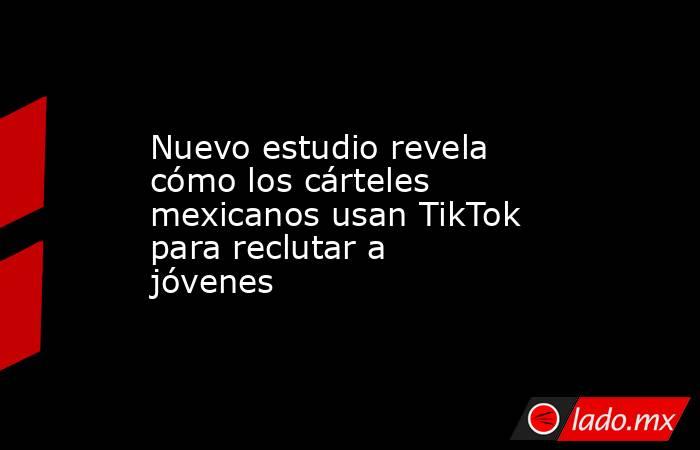Nuevo estudio revela cómo los cárteles mexicanos usan TikTok para reclutar a jóvenes. Noticias en tiempo real