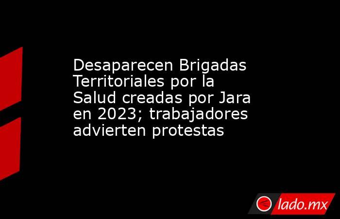 Desaparecen Brigadas Territoriales por la Salud creadas por Jara en 2023; trabajadores advierten protestas. Noticias en tiempo real